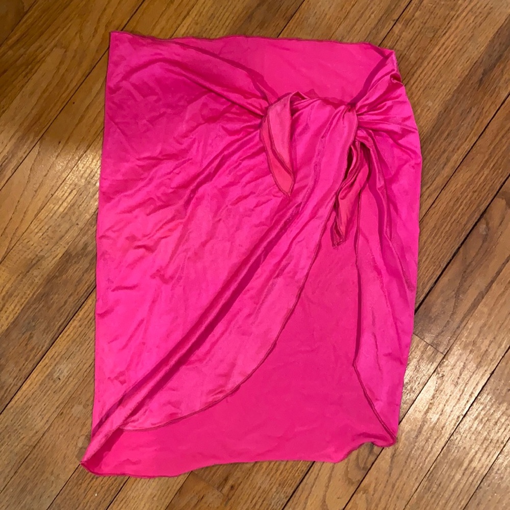 Hot Pink Sarong in size small